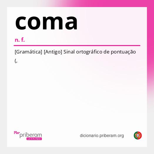 Significado de coma